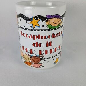 Scrapbookers Coffee Mug 1999 Me & My BIG Ideas‎